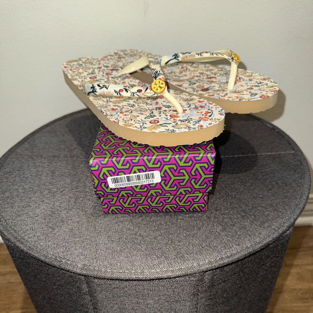 Tory Burch Mixed Print Sandals